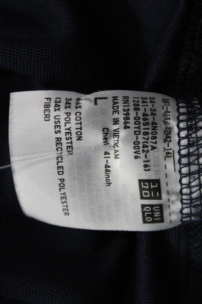 Uniqlo Mens Black T-Shirt Short Sleeve Crew Neck Size L