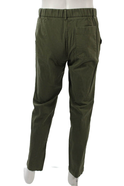 Everlane Mens Chino Pants Green Button Fly Size 31
