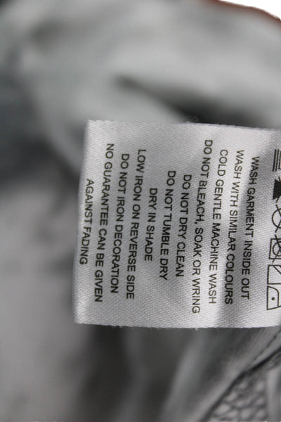 Running Bare Women Basic Gray Cotton Crew Neck Tank Size 8