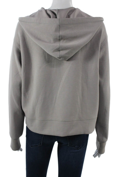Rhone Unisex Full-zip Hoodie Gray Long Sleeve Size S