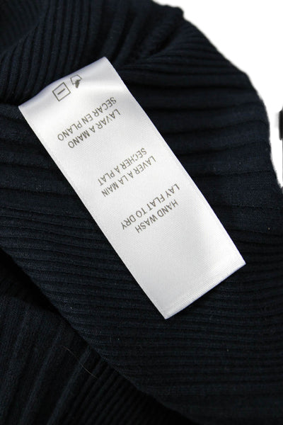 Frame Shirt Women Dark Blue Cotton Crew Neck Short Sleeve T-Shirt Size S