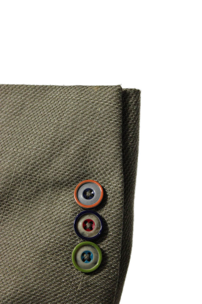 Tallia Mens Beige Wool Blend Blazer Big Tall Size 56