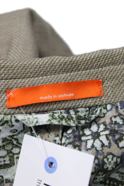 Tallia Mens Beige Wool Blend Blazer Big Tall Size 56