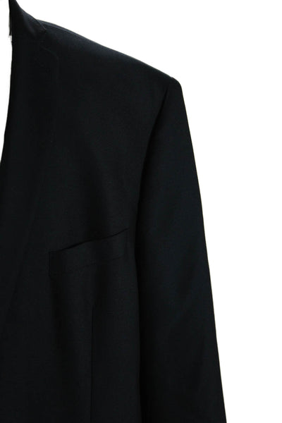 Tallia Mens Big & Tall Dark Blue Suit Jacket Polyester Rayon Size 56