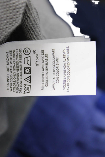Polo Ralph Lauren Mens Gray Cotton Mock Neck Zip Vest Size 2XL
