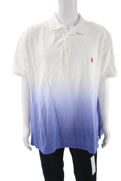 Polo Ralph Lauren Mens Polo White Short Sleeve 100% Cotton Size 2XL
