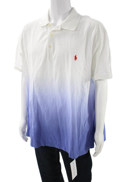 Polo Ralph Lauren Mens Polo White Short Sleeve 100% Cotton Size 2XL