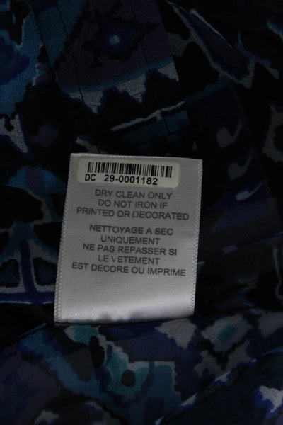 Equipment Femme Women Tunic Blouse Silk Black Size L