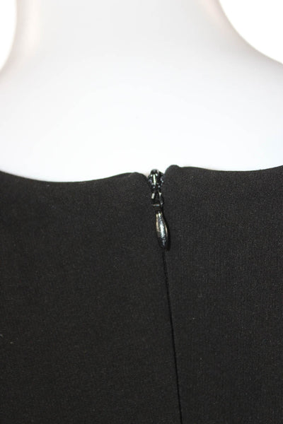 Rinascimento Womens Bodycon Dress Black Sleeveless Mid-Calf Size S