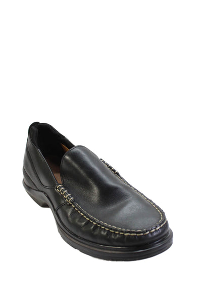 Cole Haan Grand.OS Mens Leather Slip-On Loafer Dress Shoes Black Size 10.5