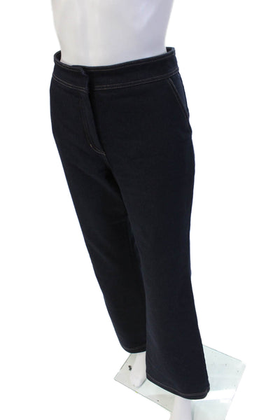 Trina Turk Womens Dress Pants Dark Blue 31 Inseam Size 8