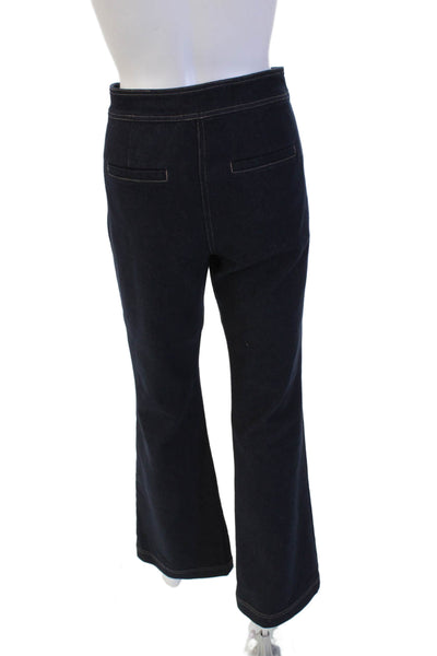 Trina Turk Womens Dress Pants Dark Blue 31 Inseam Size 8