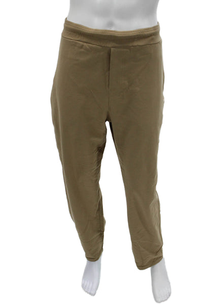 Public Rec Mens Jogger Sweatpants Tan Nylon Spandex Army Size 40