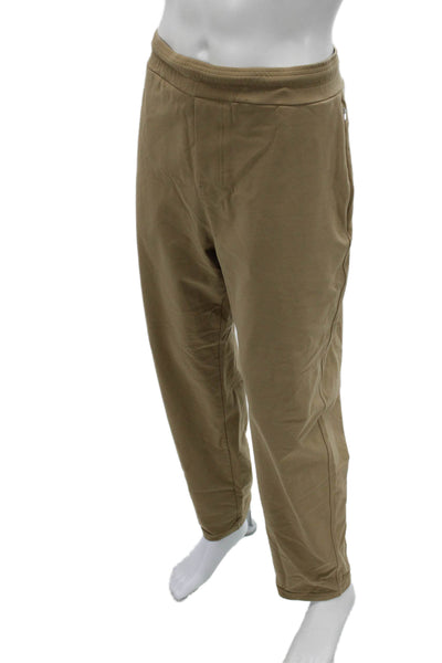 Public Rec Mens Jogger Sweatpants Tan Nylon Spandex Army Size 40