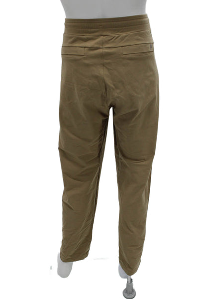 Public Rec Mens Jogger Sweatpants Tan Nylon Spandex Army Size 40