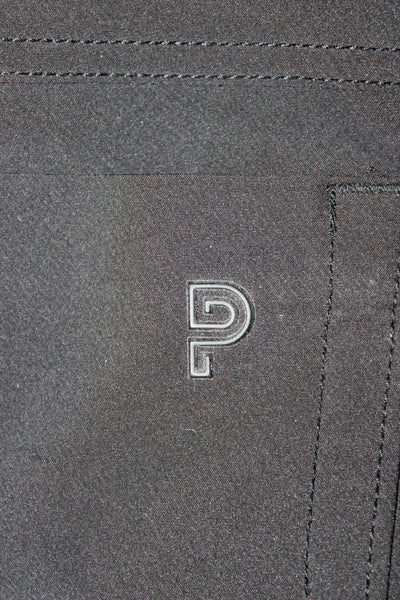Public Rec Mens Dress Pants Black Button 90% Polyester 10% Spandex Size 42