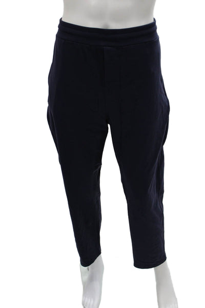 Public Rec Mens Cropped Ankle Pants Dark Blue Nylon Spandex Size 40
