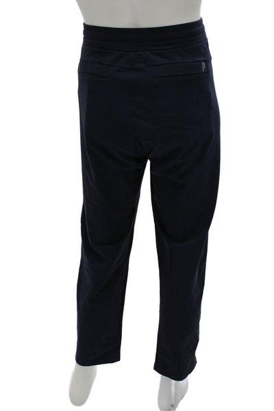 Public Rec Mens Cropped Ankle Pants Dark Blue Nylon Spandex Size 40