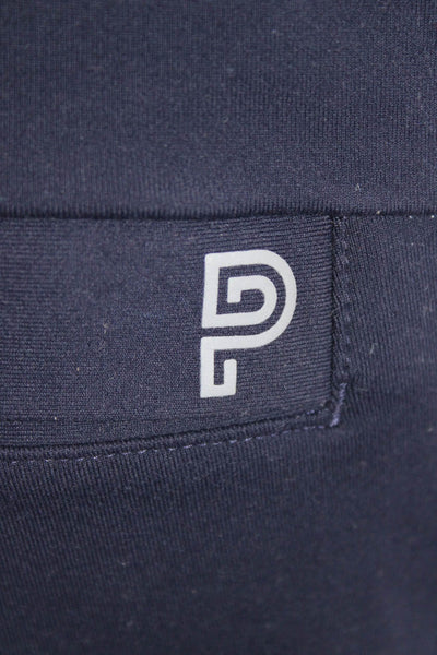 Public Rec Mens Cropped Ankle Pants Dark Blue Nylon Spandex Size 40