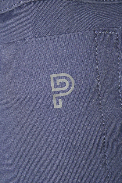 Public Rec Mens Dark Blue Ankle Cropped Pants Nylon Spandex Button Size 38