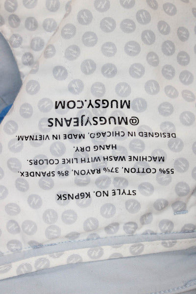 Mugsy Mens Chinos Light Blue Size 42