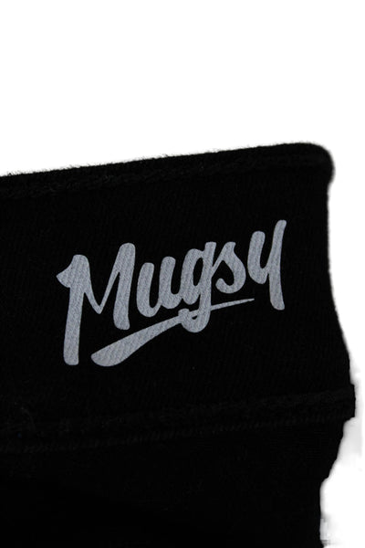 Mugsy Mens Black Pants Button Solid Classic Size 40