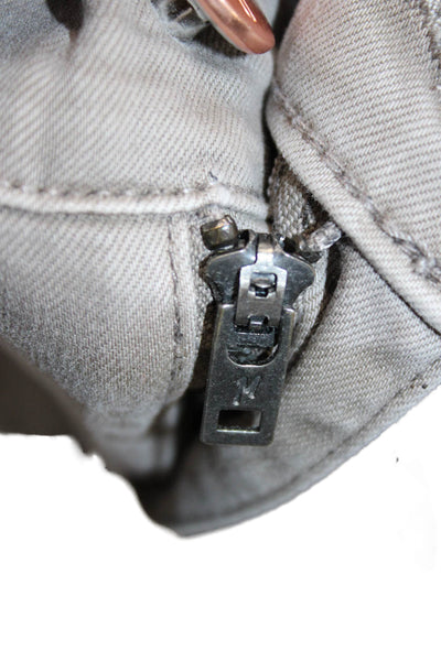 Mugsy Mens Chino Pants Gray Button Fly Size 40