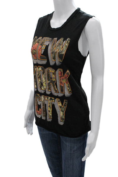 Denim & Supply By Ralph Lauren Women Basic Black Sleeveless Tank Cotton Size S
