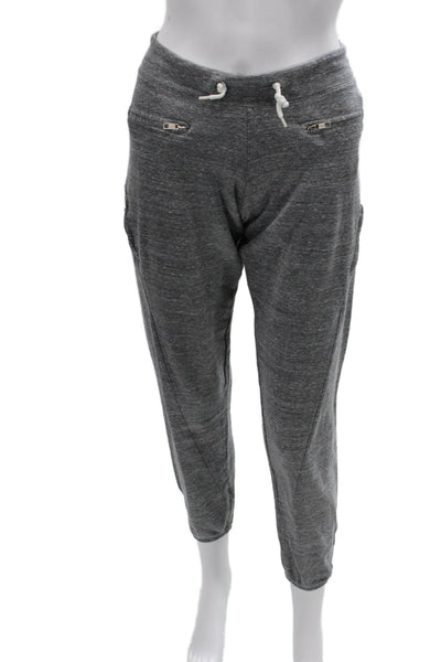 Monrow Unisex Gray Jogger Sweatpants Drawstring 50% Polyester Size M