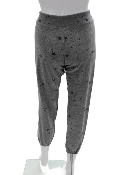 Monrow Womens Athleisure Pants Gray Polyester Solid Size S