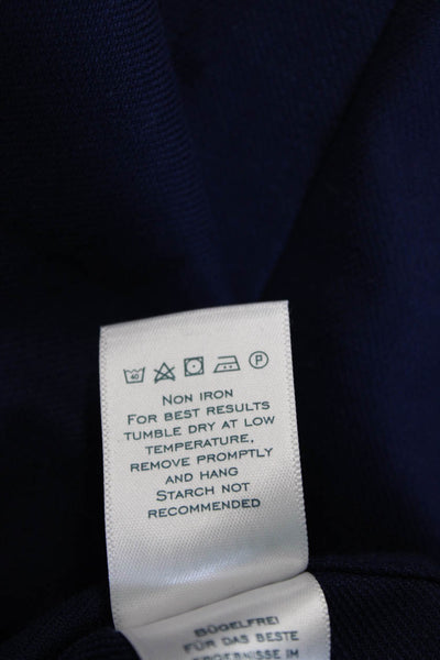 Charles Tyrwhitt Mens Cotton Collar Long Sleeve Button Down Shirt Blue Size XXL