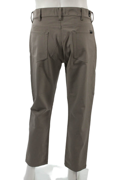 7 For All Mankind Men Ankle Cropped Gray Pants Size 36