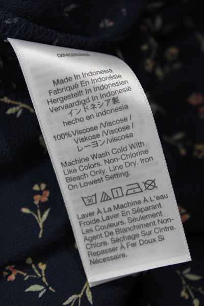 Madewell Women A-Line Wrap Floral Knee Length Viscose Skirt Size 0