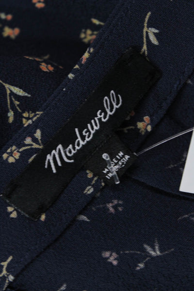 Madewell Women A-Line Wrap Floral Knee Length Viscose Skirt Size 0