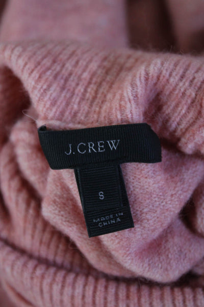 J Crew Unisex Pullover Turtleneck Pink Merino Alpaca Size S