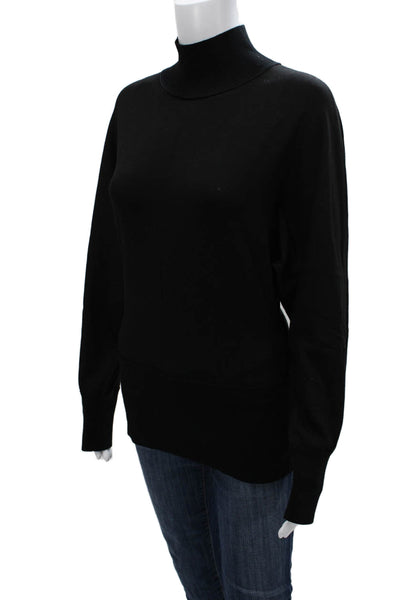 Theory Unisex Black Turtleneck Pullover Sweater Long Sleeve Size M