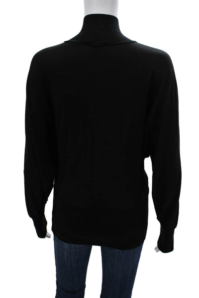Theory Unisex Black Turtleneck Pullover Sweater Long Sleeve Size M