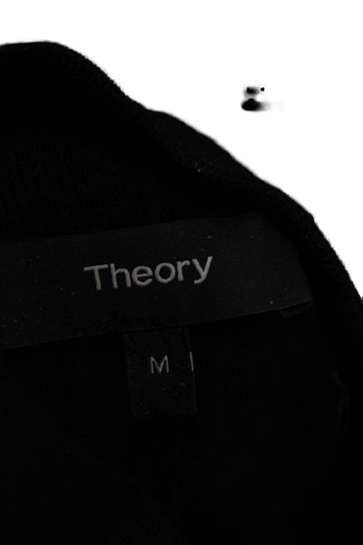 Theory Unisex Black Turtleneck Pullover Sweater Long Sleeve Size M