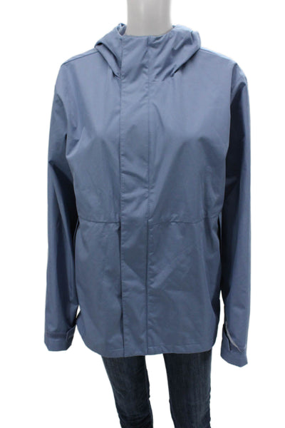 Ozark Trail Unisex Windbreaker Blue Zip Front High Neck Size M