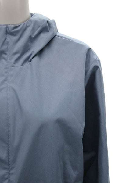 Ozark Trail Unisex Windbreaker Blue Zip Front High Neck Size M