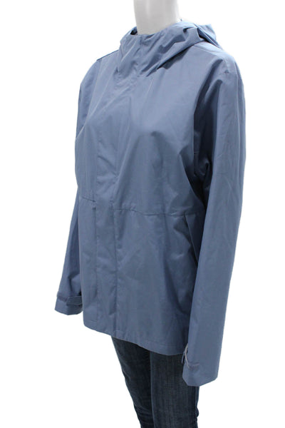 Ozark Trail Unisex Windbreaker Blue Zip Front High Neck Size M
