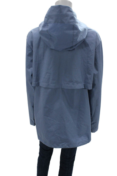 Ozark Trail Unisex Windbreaker Blue Zip Front High Neck Size M