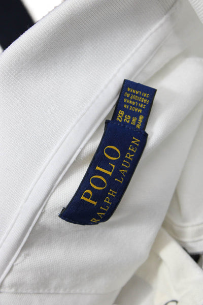Polo Ralph Lauren Mens Big & Tall Polo White Short Sleeve Size 2X