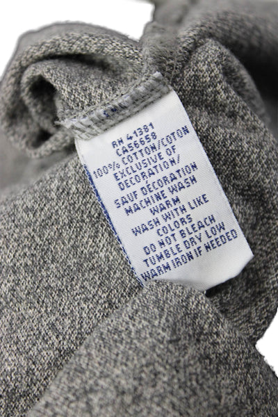Polo Ralph Lauren Mens Polo Shirt Gray Cotton Short Sleeve Collared Size 2X