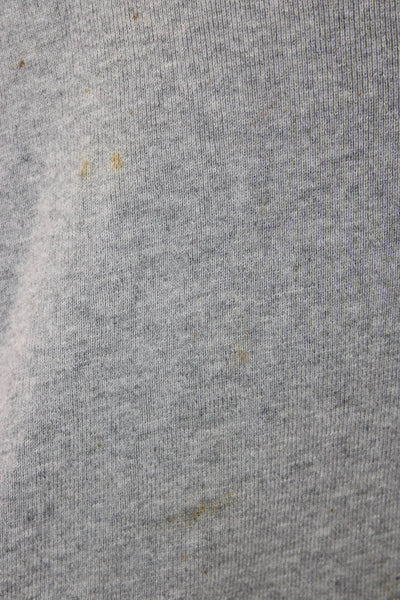 Polo Ralph Lauren Mens Gray Pima Cotton Zip Mock Neck Pullover Size 2XL