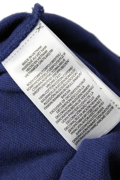 Polo Ralph Lauren Mens Dark Blue Collared Short Sleeve Button Polo Size 2XL