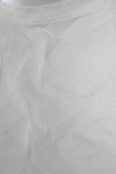 Lululemon Womens Cropped Tank White Crew Neck Sleeveless Size S