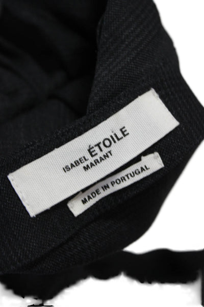 Isabel Marant Etoile Women Sheath Mini Dress Black Wool Size 38