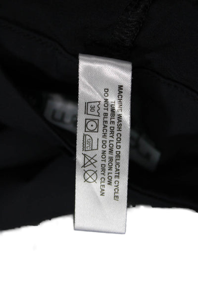 InPhorm Unisex Black Classic Shorts Button Closure Nylon Spandex Size M