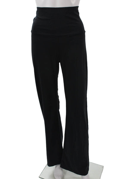 Aeve Womens Black Pima Cotton Pants Size S